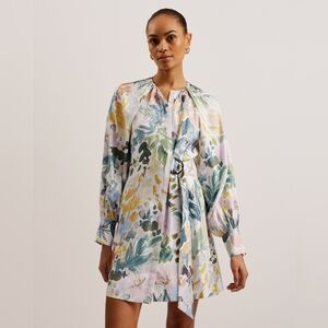 Ted Baker Amasya Mini Wrap Dress Ivory